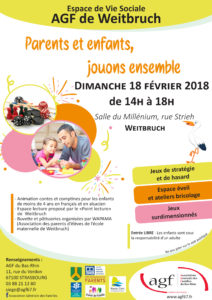 « Parents et enfants, jouons ensemble »
