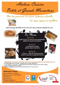 Atelier cuisine « Petits et grands marmitons »