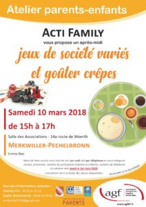 Jeux de société variés et goûter crêpes