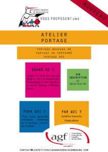 Atelier portage