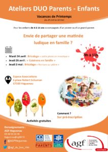 Atelier duo : bricolage « peinture sur plâtre »