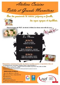 Atelier cuisine « Petits et grands marmitons »