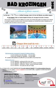 Sortie aux thermes de Bad-Krozingen à Sélestat 