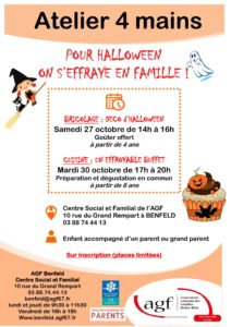 Atelier 4 mains « Déco d’halloween »