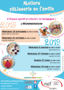 Atelier pâtisserie en famille