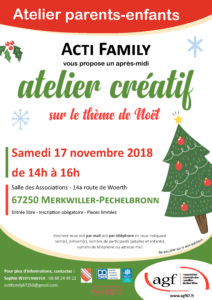 Atelier créatif Noël