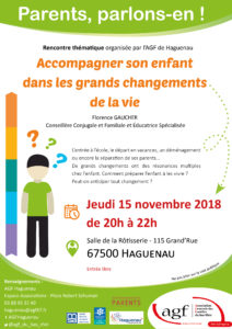 Accompagner son enfant dans les grands changements de la vie
