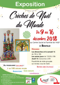 Exposition “Crèches de Noël du monde”
