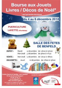 Bourse aux jouets, livres, articles de puériculture et déco de Noël