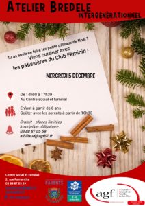 Atelier Bredele intergénérationnel