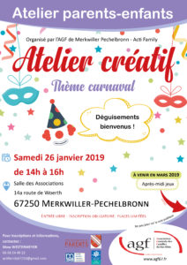 Atelier créatif « Carnaval »