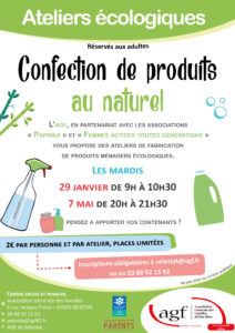 Atelier « confection de produits au naturel »