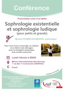 Conférence « Sophrologie existentielle et sophrologie ludique »