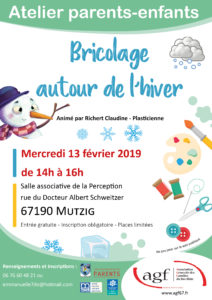 Atelier bricolage autour de l’hiver