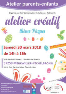 Atelier créatif sur le thème de Pâques