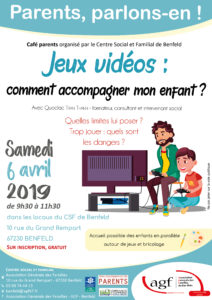 Café parents « Jeux vidéos : comment accompagner mon enfant ? »