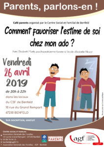 Café parents « Comment favoriser l’estime de soi chez mon ado ? »