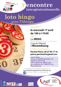 Loto bingo avec l’Abrapa – rencontre intergénérationnelle