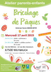 Atelier bricolage de Pâques (6-11 ans)