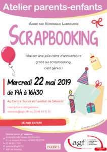 Atelier scrapbooking « carte d’anniversaire »