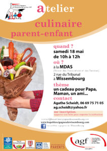 Atelier cuisine « Un cadeau pour maman, papa… »