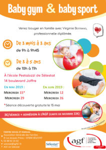 Séance de baby gym & baby sport (3 à 5 ans)