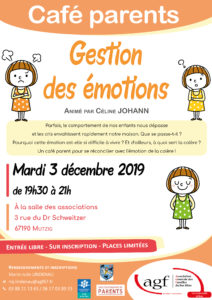 Café-parents « Gestion des émotions »