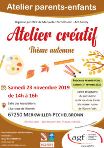 Atelier créatif « Automne »