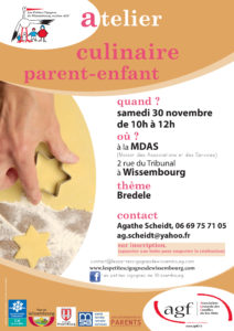 Atelier culinaire (pour les 4-12 ans)