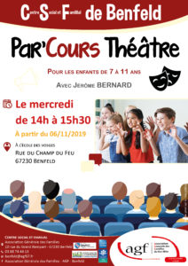 Par’cours théâtre (enfants de 7 à 11 ans)