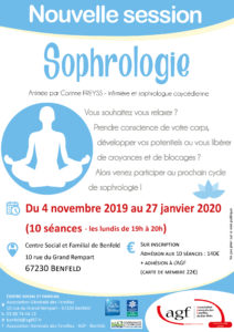 Sophrologie (adultes) : premier cycle de 10 séances