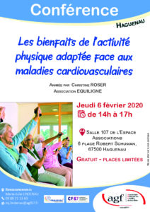 Conférence “Les bienfaits de l’activité physique adaptée face aux maladies cardiovasculaires”