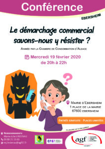 Conférence « Le démarchage commercial savons-nous y résister ? »