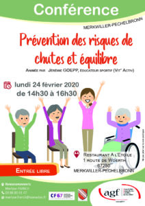 Conférence « Prévention des risques de chutes et équilibre »