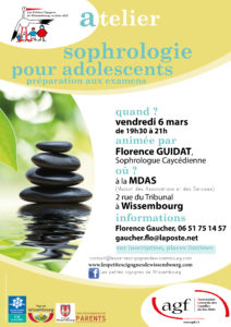 Atelier “Sophrologie pour adolescents, préparation aux examens”