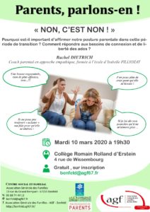 Parents, parlons-en « Non, c’est non ! »