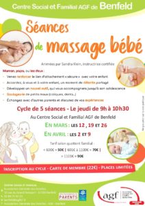 Séance de massage bébé