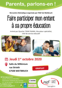 Parents, parlons-en « Faire participer mon enfant à sa propre éducation »