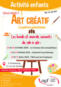 Activité enfants Art créatif “La peinture plasticienne”