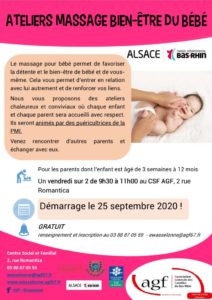 Atelier massage bébé