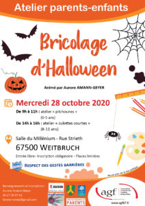 Atelier « Bricolage d’Halloween »