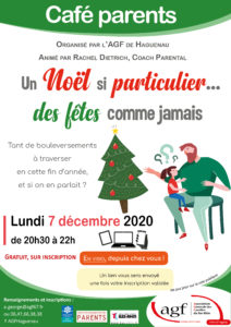 Café parents : « Un Noël si particulier…des fêtes comme jamais »