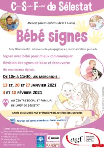 Début du cycle « Ateliers bébé signes »