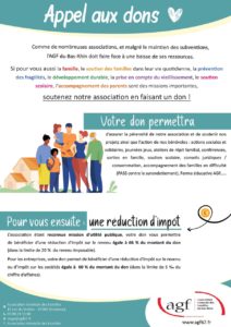 Appel aux dons Appel aux dons