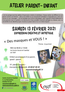 Atelier créatif “Des masques et vous !”