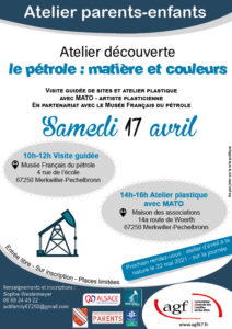 Atelier découverte parents-enfants « Le pétrole : matière et couleurs »