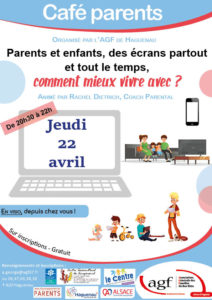 Café parents “Parents et enfants, des écrans partout et tout le temps, comment mieux vivre avec ?”