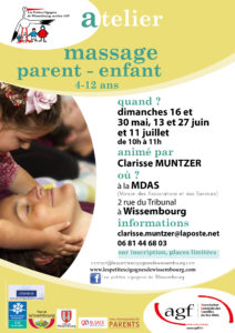 Atelier : “Massage parents-enfants” Séance 4
