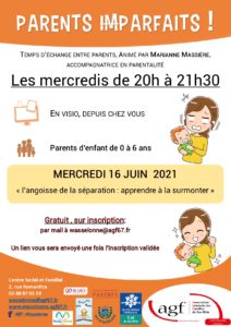 Parents imparfaits : “L’angoisse de la séparation : apprendre à la surmonter”