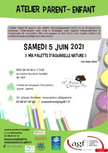 Atelier parents-enfants : “Ma palette d’aquarelle nature”